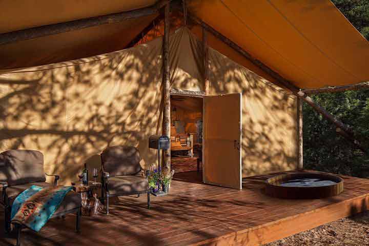 Paws Up Glamping or Glamour Camping