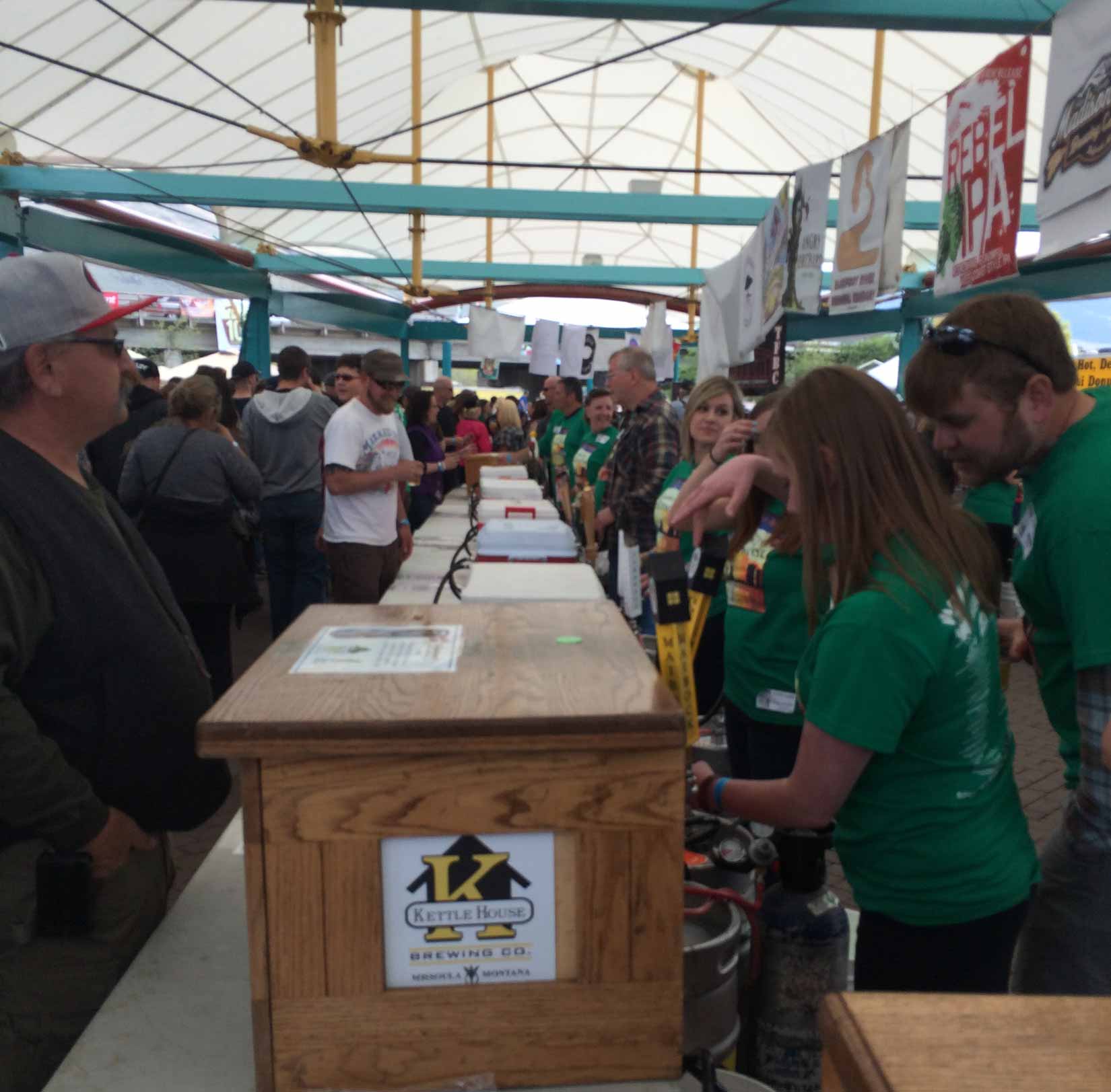 Garden City Brewfest at Caras Park in Downtown Missoula