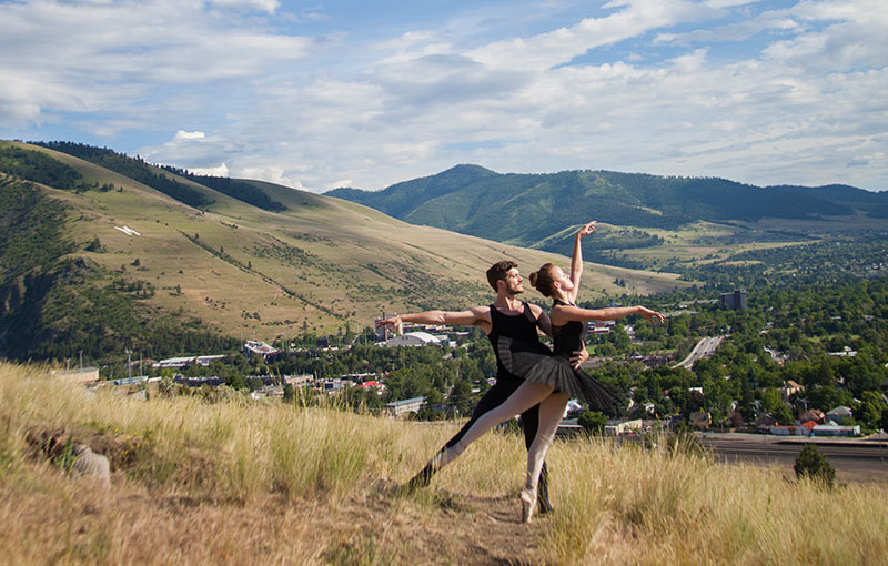 Rocky Mountain Ballet Theatre on Waterworks Hill overlooking Missoula