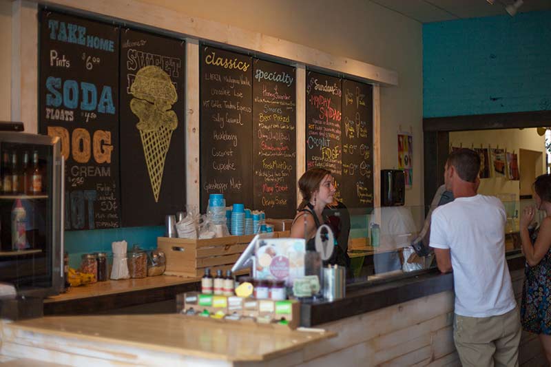 Sweet Peaks Ice Cream's new location in Missoula, Montana