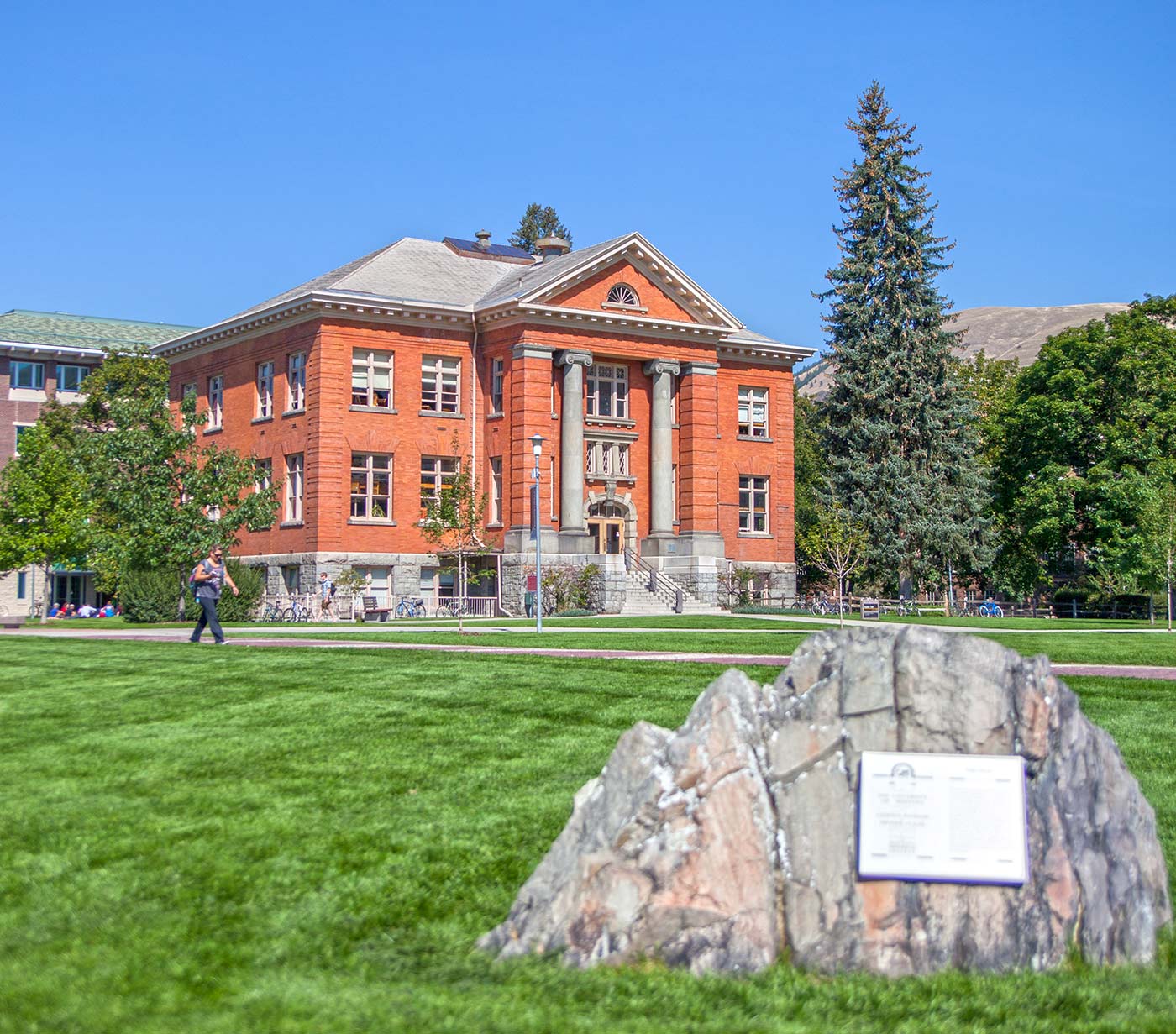 The Jeanette Rankin Hall on the University of Montana Campus in Missoula, Montana
