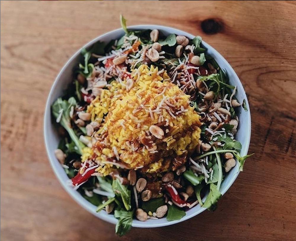 Salad at Market on Front in Missoula, Montana